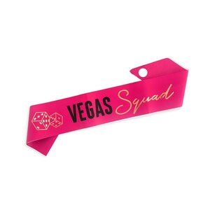 Vegas Squad Paper Sash | Vegas Bachelorette Party | Slots Before I Tie The Knot | Vegas Before Vows | We Said Vegas Squad | Slots & Shots