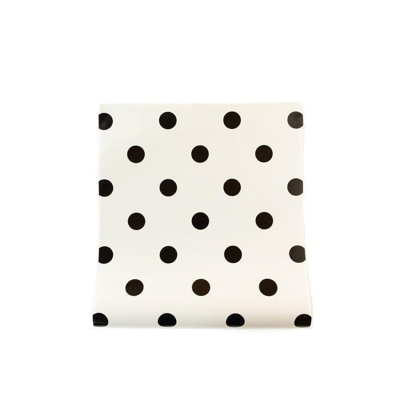 Cream With Black Dots Table Runner 10ft Halloween Table Etsy