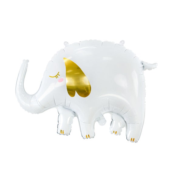 Cute Elephant Balloon 24" | Safari Baby Shower | Jungle Party Balloon | Elephant Baby Shower | Elephant Party Balloon | Zoo Birthday Party Il_570xn