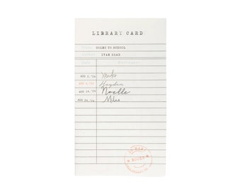 Library Card Paper Guest Towels (24ct) – Back to School or Teacher Appreciation Party Decor