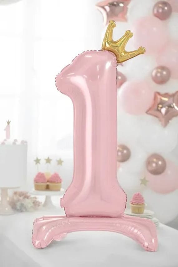 Geburtstagsdeko Rosa für Mädchen: Helium Folien-Luftballons Zahl 12 Geburtstagsdeko Rosa für Mädchen: Helium Folien-Luftballons Zahl 12