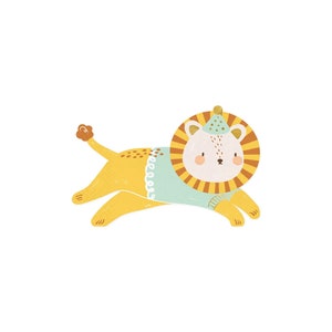 Leo the Lion Dessert Napkins 20ct | Safari Baby Shower | Jungle Baby Shower | Wild One | Two Wild | Zoo Birthday | Party Animal Birthday