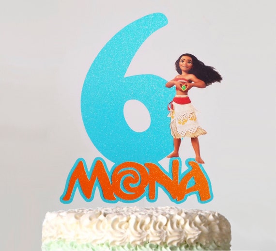 Moana Cake Topper Custom Age Name Birthday Topper Disney Etsy Moana Cake Topper Custom Age Name Birthday Topper Disney Etsy