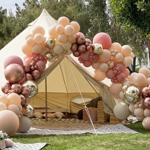 Blush Balloons Garland Arch Kit Metal Matte Balloon DIY 