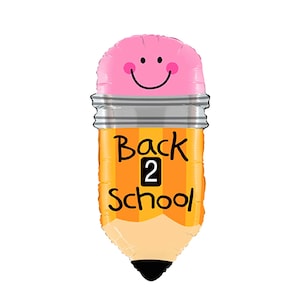 Pencil Balloon | Back to School Giant  Mylar Pencil Balloon | Back to School Photo Shoot | Back to School Balloon | 32 Inches
