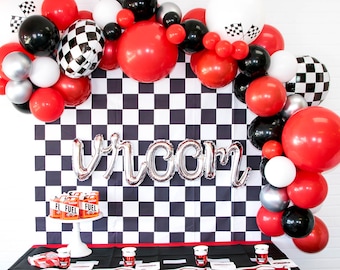 Race car balloons | Etsy