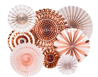 gold paper hand fans