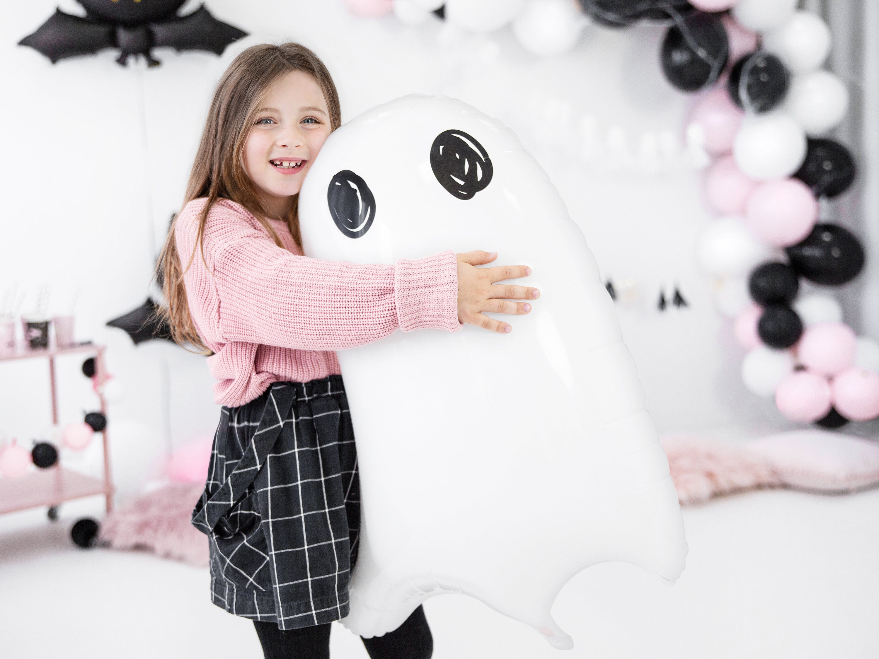 Halloween Balloon | White Ghost Halloween Mylar | Kids Halloween