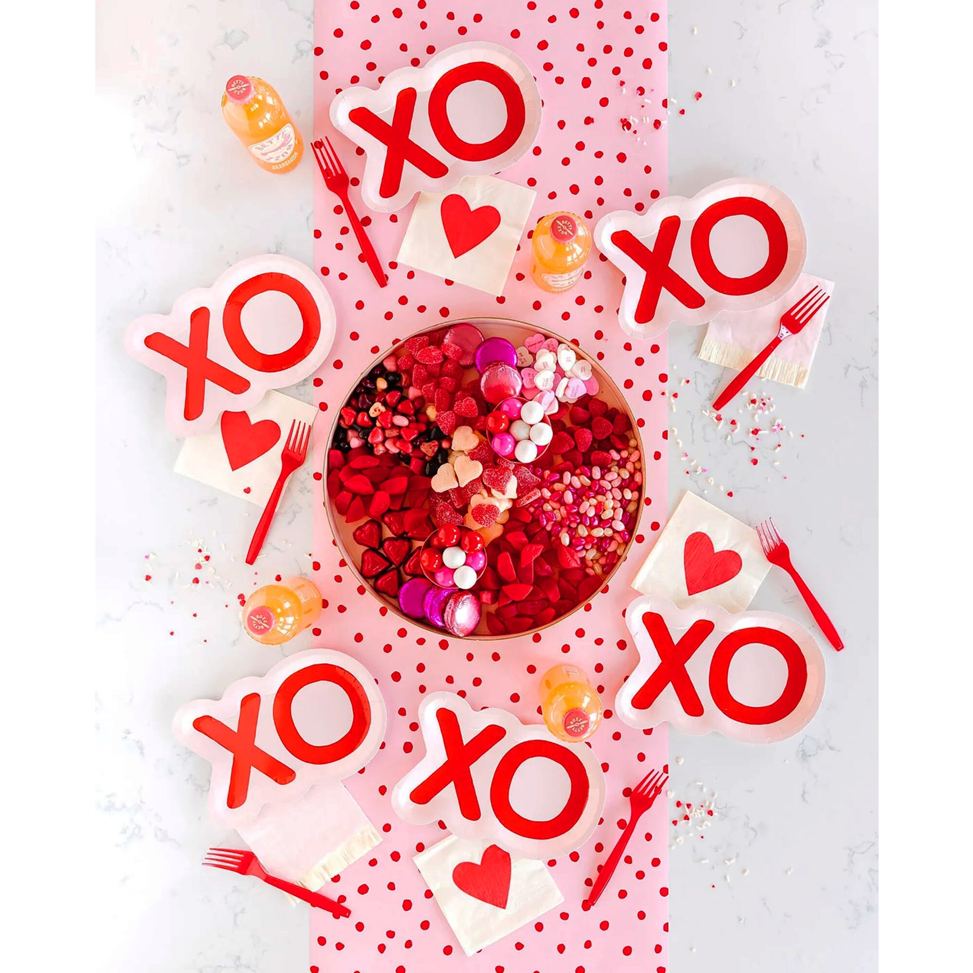 Heart Shaped Plates 9ct Conversation Heart Plates Dessert Etsy