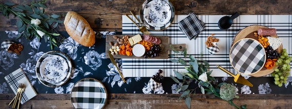 Creative Converting Chalkboard Pennant Banner - 18-Foot Black & White Party Decoration Banner - View #6