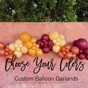Custom Balloon Garland Kit | DIY Balloon Arch Kit | Handmade | Choose Your Own Colors | Birthday, Bachelorette, Graduation, Baby Shower imagen 1