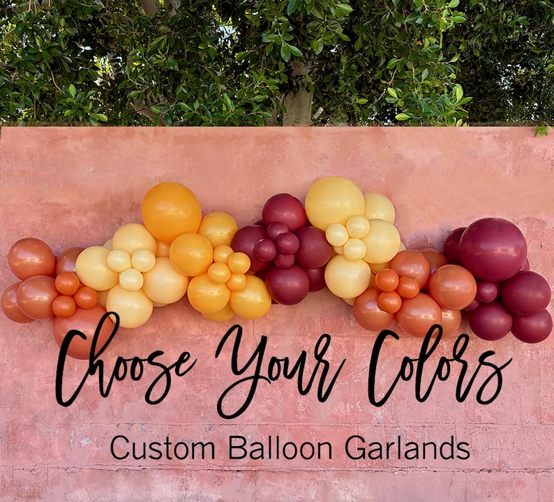 Custom Balloon Garland Kit | DIY Balloon Arch Kit | Handmade | Choose Your Own Colors | Birthday, Bachelorette, Graduation, Baby Shower imagen 1