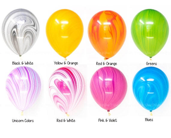 Marble balloons deals