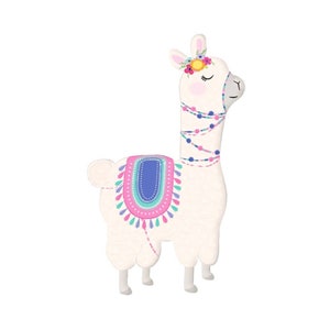 Llama Balloon | Giant 36 Inch Llama Mylar Balloon | Boho Llama Party | Fiesta Birthday Party | Llama Party Decor | Llama Baby Shower
