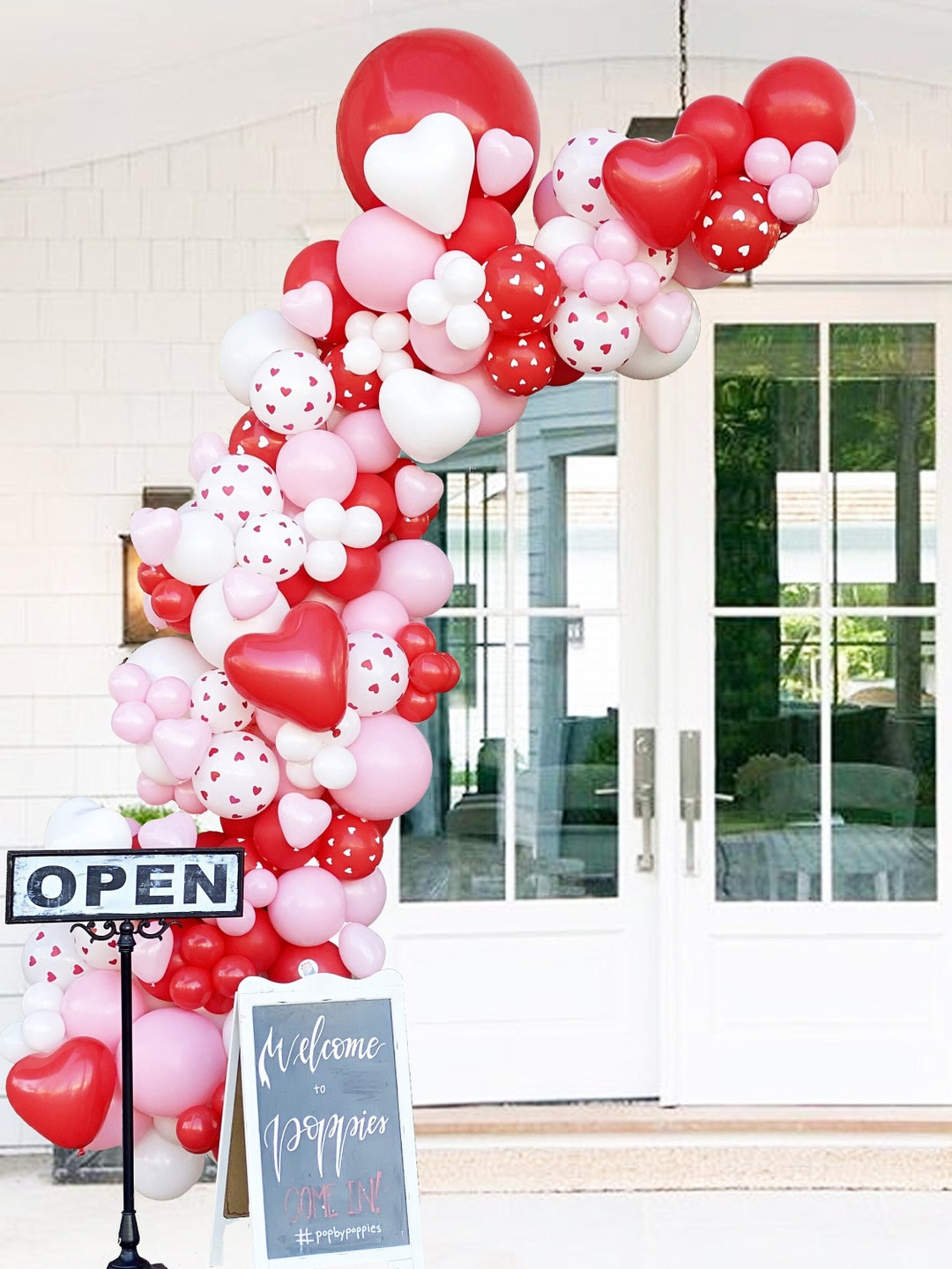 Valentines Balloon Garland Kit | Valentines Day Balloon Arch ...