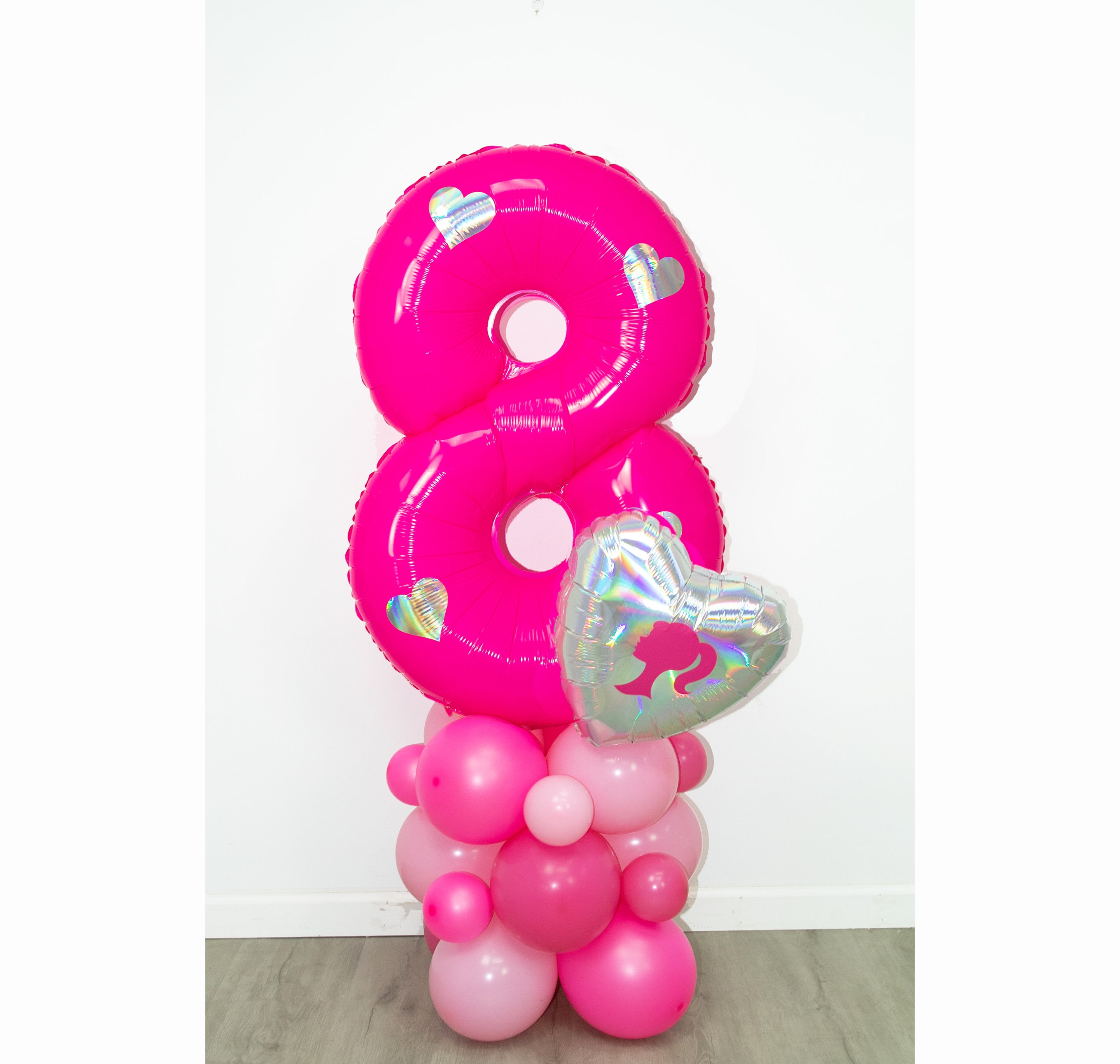 Procos 7483 – Bougie chauffe-plat numerale Barbie Pink Nombre 9
