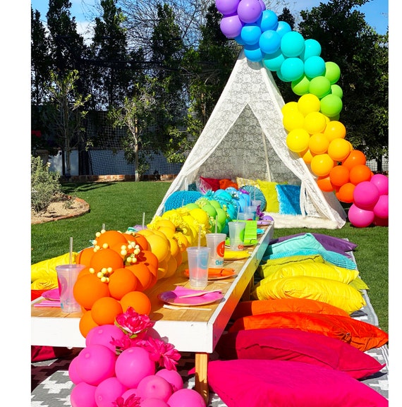 Rainbow Balloon Garland Kit Rainbow Birthday Party Rainbow Balloons Rainbow  Balloon Arch Rainbow Birthday Party Handmade in USA 