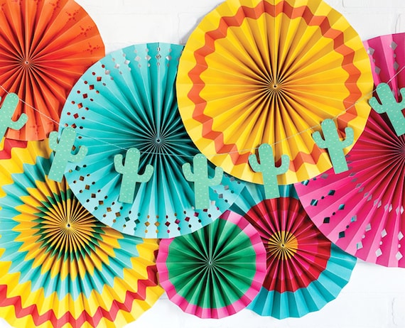 Cactus Banner | Cinco de Mayo Party Decorations | Fiesta Party Decorations
