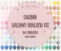 Custom Balloon Garland Kit | DIY Balloon Arch | Handmade | Eco-Friendly | Matte Chalk Boho Balloons | Tuftex Qualatex Betallic | 150 Colors