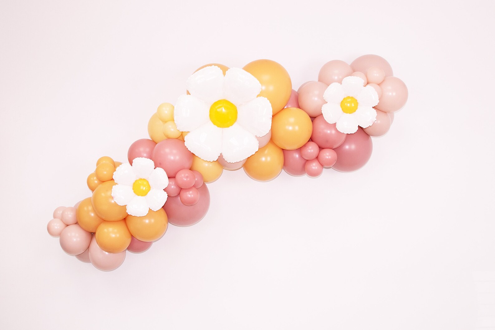 Boho Daisy Flower Balloon Garland Kit