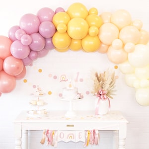 Boho Rainbow Balloon Garland | Boho Balloon Garland Kit | Boho Party Decor | Boho Rainbow Birthday | Balloon Arch | First Birthday