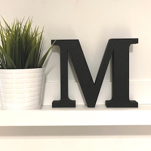 Letras independientes personalizadas, letras de bloque 3D, letrero de nombre independiente, iniciales decorativas, decoración de escritorio, letras decorativas grandes independientes