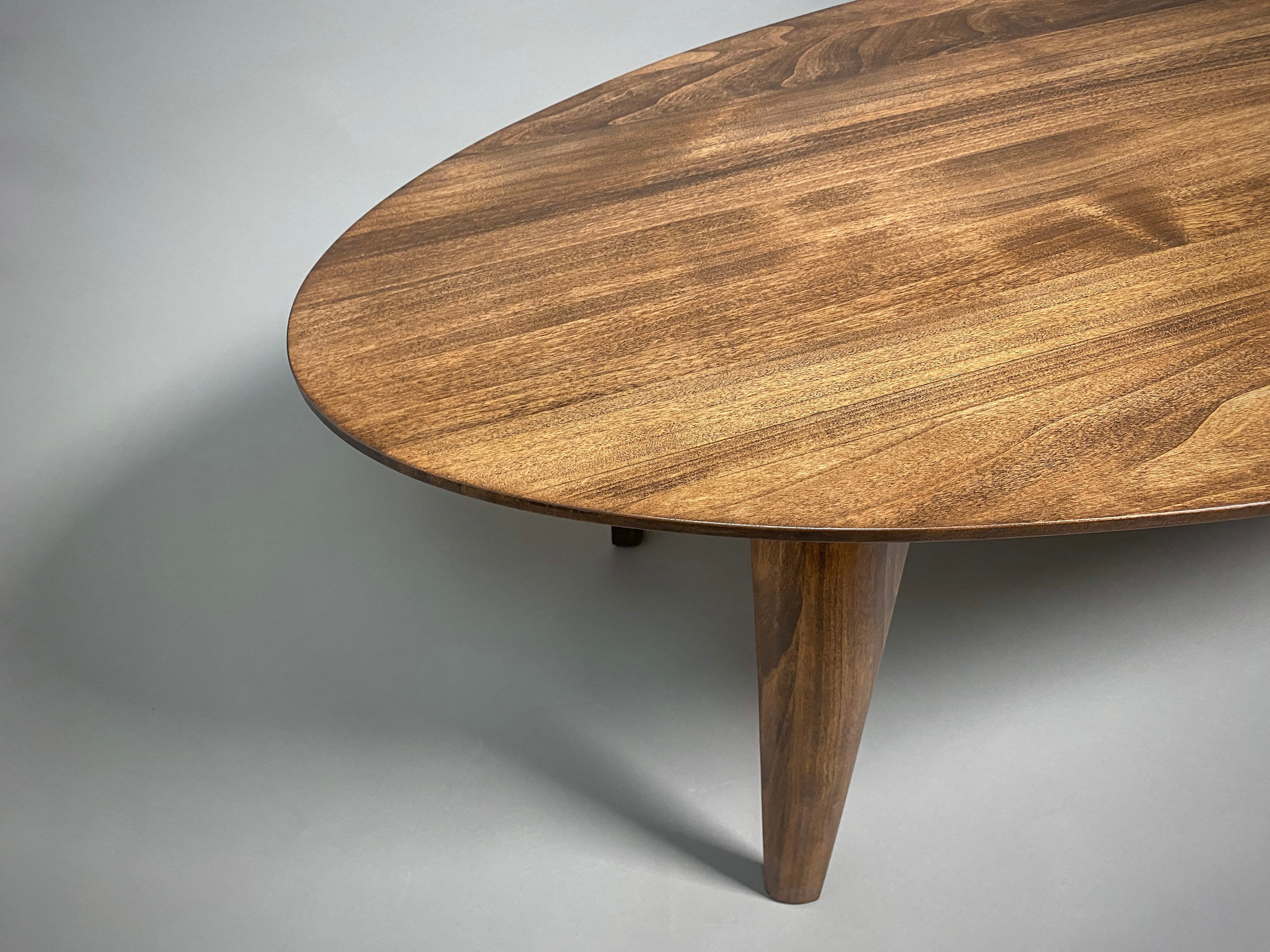Handcrafted Oval Wooden Coffee Table Timeless Elegance for Your Space ...