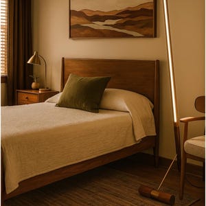 Wooden Floor Lamps Living Room Lamp Made of Solid Oak Living Room Decor Gift for Interior Lovers Wooden Modern Floor Lamp Oak Lighting