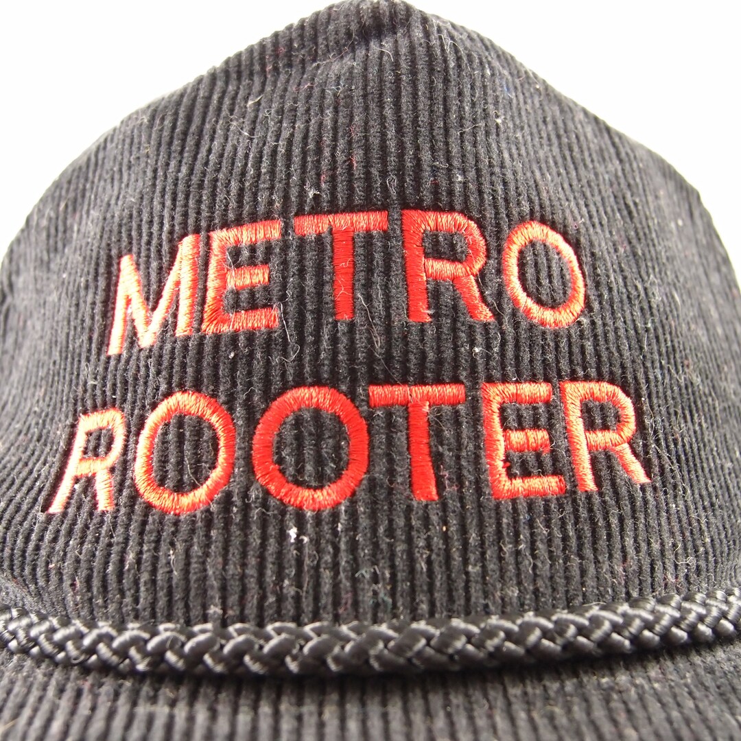 Vintage metro Rooter Corduroy Cap Snapback - Etsy