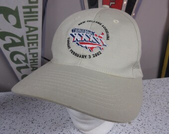 Vintage Snapback Hat 2002 New England Patriots v St. Louis Rams NFL Superbowl XXXVI
