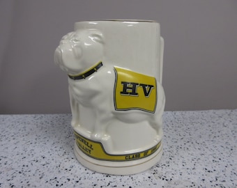 True Vintage "Hopewell Valley" NJ High School Class of 1982 '80s Mug Beer Stein Retro Bulldog