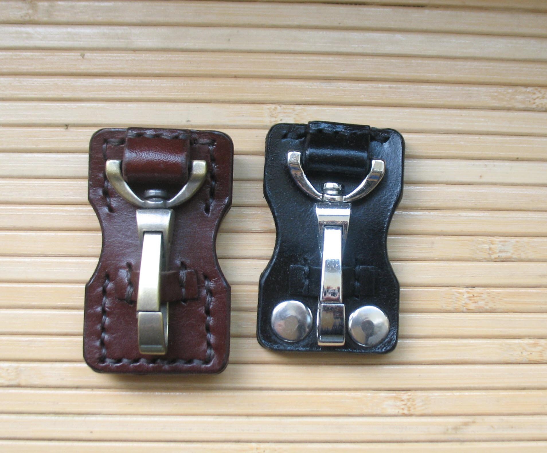Rustic Durable Belt Leather Key Ring Clip, Belt Hook Belt Key