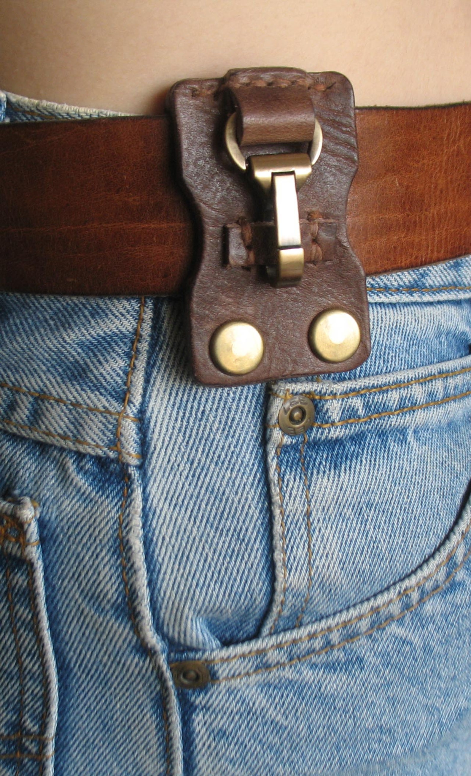 Leather Key Belt Clip Belt Keychain Key Clip Belt Key Holder Etsy