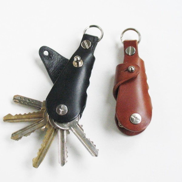 Leather Key Holder - Etsy