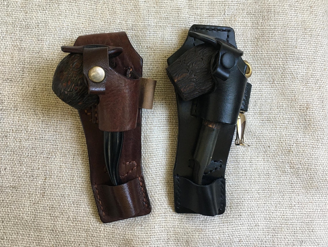 Universal Pipe Belt Holster Leather Smoking Pipe Belt Holder Etsy