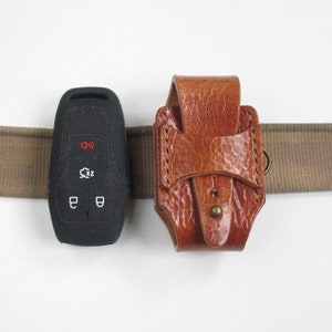 Smart car key fob belt  case  Leather smart car key holder Сustom car key holster smart car key fob cover Minimalist style