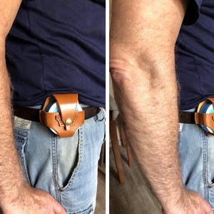 Étui de ceinture en cuir pour pochette ZYN pochettes de nicotine organisateur étui à snus porte-tabac Zyn support de trempette à tabac Zyn porte-canette étui de ceinture