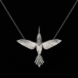 HUMMINGBIRD PENDANT- Sterling Silver- VvILK