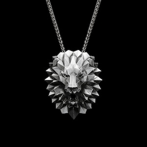 LION PENDANT- Sterling Silver- VvILK