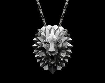 LION PENDANT- Sterling Silver- VvILK