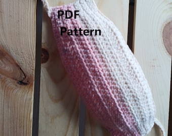 Crochet Mask, Crochet Mask Pattern, PDF Pattern, Mask Pattern with Filter Pocket, Crochet PDF Mask Pattern