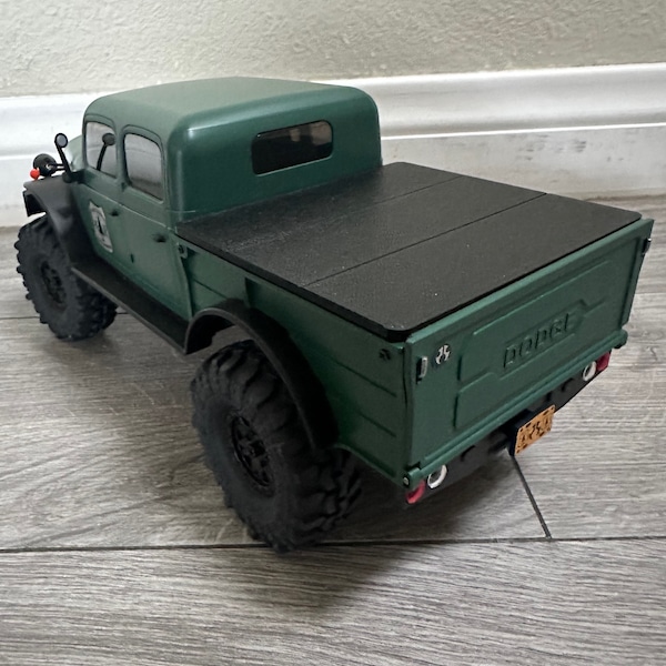 1/24 Axial SCX24 Power Wagon Crawler pick-up bed cover