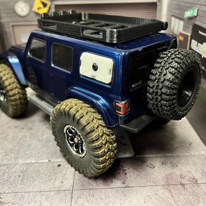 Window Gas and Water Cans For Axial SCX24 Jeep JLU Rock Crawler