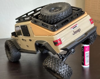 Axial SCX24 Jeep Gladiator Bed Shell - Micro Crawler 1/24 Scale