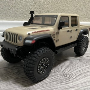 Scx24 Jeep Gladiator Retro Snorkel 1/24 scale crawler