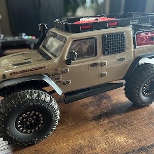 SCX24 Jeep Gladiator Full length Roof Rack