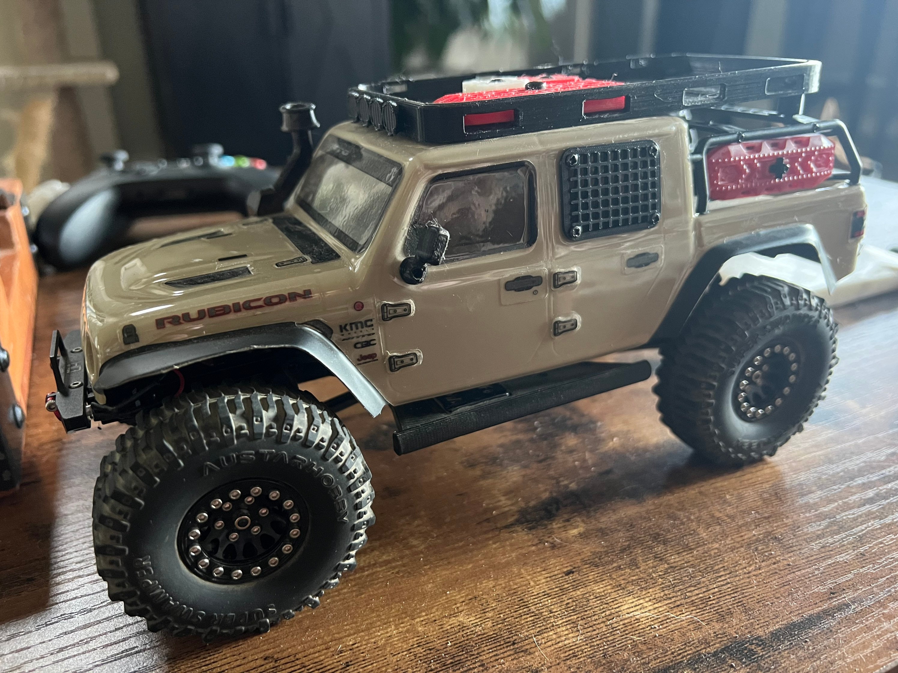 Scarico Dominator Maglie Telaio In Ottone INJORA Per SCX24 - Alta Distanza, Compatibili Con Gladiator E Dodge Power Wagon Maglie Telaio Ottone SCX24 - Foto 6