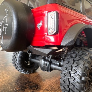 High clearance REAR bumper for 1/18 Crawler (Compatible with Traxxas TRX-4m Bronco)