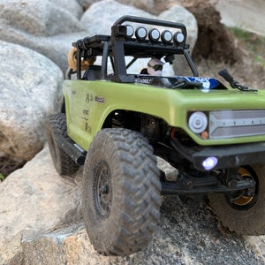 SCX24 Deadbolt Square Snorkel - 1/24 Scale Micro Crawler