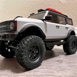 Weighted Axial SCX24 Ford Bronco Rock Sliders 14 Grams Single Tube